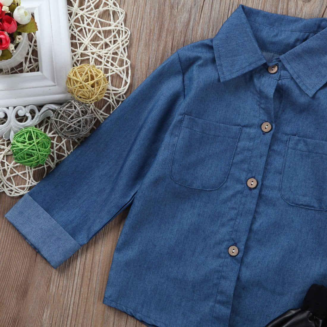 Share more than 175 toddler girl denim shirt latest