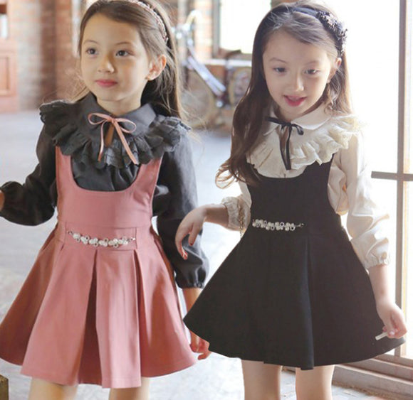 Korea Style Suspender Casual Dress