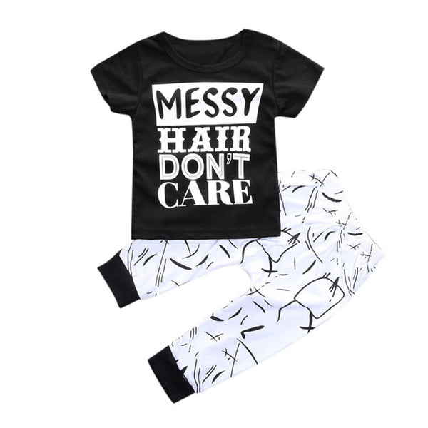 Printed T-Shirt and Jogger Pants Set